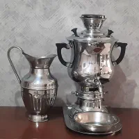 سرویس کامل سماور گازی مارک شرکاه استیل عالی