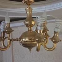 لوستر ۳ شاخه سوبل طلایی