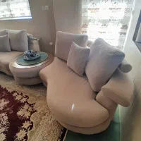 یکدست مبل ال ۷ نفره ،پارچه مازراتی|مبلمان خانگی و میز عسلی|معصومیه, |دیوار