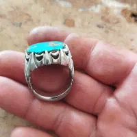 انگشتر نقره سنگ نیشاپور|جواهرات|نورآباد, |دیوار