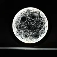 تابلو ماه دکوراتیو|تابلو، نقاشی، عکس|قم, باغ کرباسی|دیوار