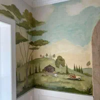 نقاشی دیواری و پرتره