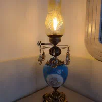 آباژور فانوسی برنزی|چراغ خواب و آباژور|چهارباغ, |دیوار