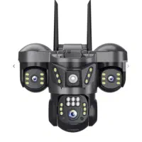 دوربین سیم کارتی سه لنز چرخشی v380
