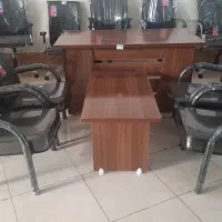 ست کامل اداری میز مدیریت جلو میز انتظار و صندلی