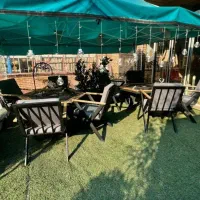 میز و صندلی آهنی کیفیت بالا سفارشی در حد نو