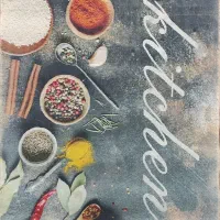 فرش طرح ادویه آشپزخانه