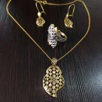 نیم ست و حلقه طلا|جواهرات|خرمآباد, |دیوار