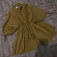 مانتو کمر کش خردل نو پاییزه