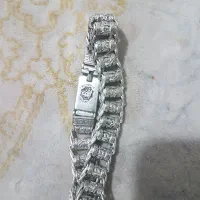 دستبند مردانه نقره