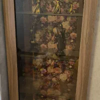 بوفه چوبی شیشه ای|بوفه، ویترین، کنسول|شیراز, سینما سعدی|دیوار