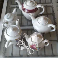 قوری جنس چینی و برقی یک عدد|قوری، کتری، قهوهساز دستی|ارومیه, |دیوار