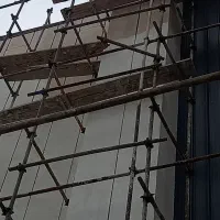 جذب نیروی ساده و سمباده زن،کار روی داربست