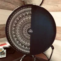 دف کردستان طرح دار