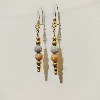 طلا درحدنو ، گردنبد‌و‌پلاک‌ ، دو عددگوشواره ، پلاک|جواهرات|اسلام‌شهر, باغ فیض|دیوار