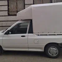 حمل بار با پراید وانت مسقف بصورت شبانه روزی