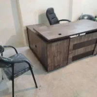 میز مدیریت ال نو هستش به همراه دوصندلی ومدیریت|مبلمان اداری|تهران, بازار|دیوار