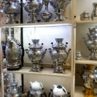 gui سماور برنج گازی ذغالی زغالی برنجی استیل fjipp