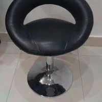 صندلی گردان پایه استیل اپنی .