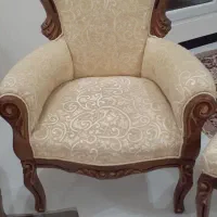 مبل سطلنتی چوب راش