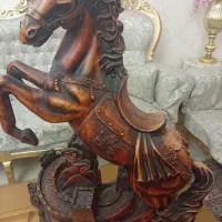 اسب کنار سالنی