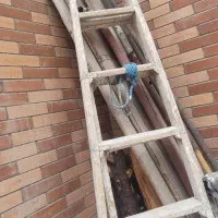 نردبان چوبی نقاشی و تخته روسی