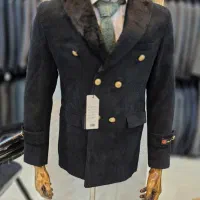 کت تک مخمل کبریتی اسپرت