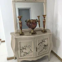 کنسول آیینه و بوفه تمام چوب