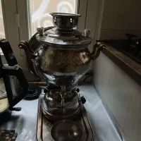 سماور گازی قلم کاری دلنشین.