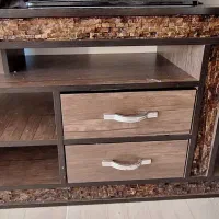 زیر تلویزیون با چوب ام دی اف