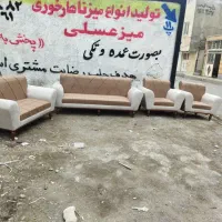 مبل راحتی چستر یونانی ست ۷ نفره اقساط|مبلمان خانگی و میز عسلی|ورزقان, |دیوار