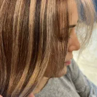 کراتین و رنگ حرفه ای به همراه لیفت ابرو و مژه