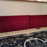چهار عدد پشتی دست بافت عالی تمیز