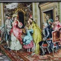 تابلو فرش چاپی|تابلو فرش|اصفهان, قلعه طبره|دیوار