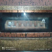 بخاری طرح شومینه هیتا شعله کاملا سالم|بخاری، هیتر، شومینه|رشت, پل تالشان|دیوار