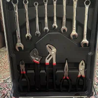 جعبه ابزار چمدانی با انواع ابزار آچار کیفیت تضمینی|ابزارآلات|کرمان, |دیوار