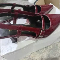 کفش ورنی مجلسی رنگ چری سایز۳۷