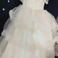 لباس عروس دخترانه رنگ نباتی|لباس|گلستان (تهران), |دیوار