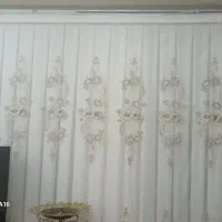 پرده والن  وزیر پرده نو حدودا ۱۰روزه نصب شده|پرده، رانر، رومیزی|عجب شیر, |دیوار