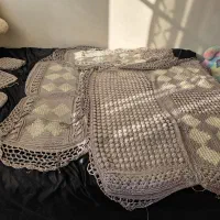 روکش صندلی ماشین مکرومه بافی