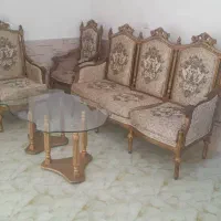 دو دست مبل ۷نفره راحتی و استیل|مبلمان خانگی و میز عسلی|کلارآباد, |دیوار