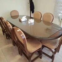 میز ناهار خوری ۸ نفره به همراه صندلی