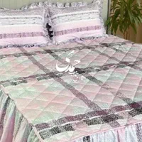کاور دورکش چین دار /نظم دهنده /روتختی /نیم ست|سرویس روتختی|زنجان, |دیوار