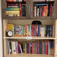 کتابخانه|کتابخانه، شلف، قفسه‌های دیواری|لنگرود, |دیوار