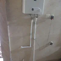 لوله کشی وبرق کشی. نصبLED به دیوارسیم کشی کولر