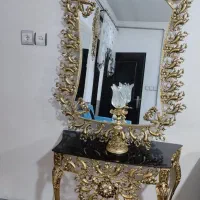 آینه شمعدان در حد نو