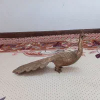 یک جفت طاووس برنجی اصل