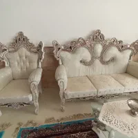 مبل و نهارخوری معاوضه با مبل راحتی هم دارم|مبلمان خانگی و میز عسلی|رفسنجان, |دیوار