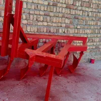 ۶خیش نو نو تازه رنگ شده بازدید روستا سراب دهلر