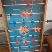 فوتبال دستی بزرگ قدیمی وتبل سالم وفرقون